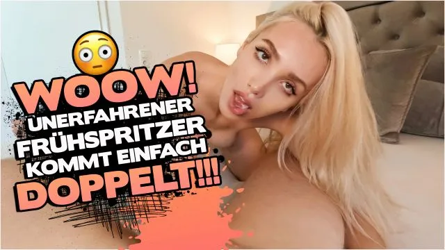 WOOW! UNERFAHRENER FRÜHSPRITZER KOMMT EINFACH DOPPELT!